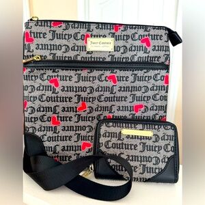 Juicy Couture Valentine Bag and Zip Around Wallet